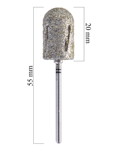 Diamantschleifer zum Abtragen der Hornhaut